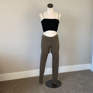Francesca’s Olive Green Leggings-NWT  